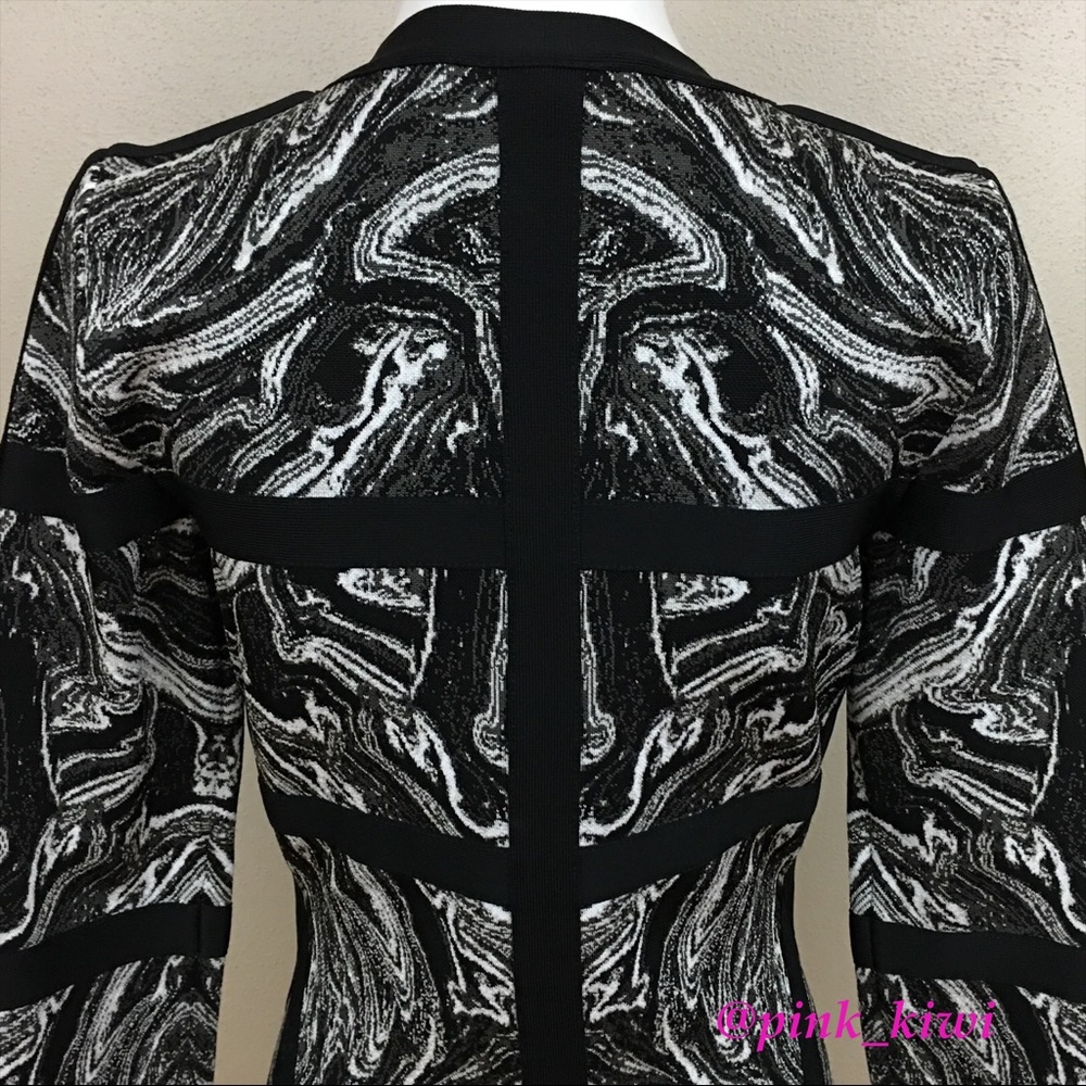 Robert Rodriguez Marbled Intarsia Graphic Jacket - Picture 8 of 9